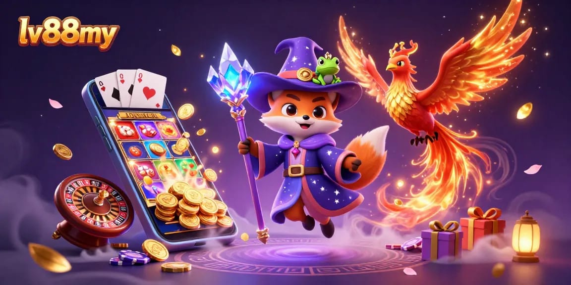 Experience thrilling wins at lv88my with vibrant casino action featuring engaging characters and games.