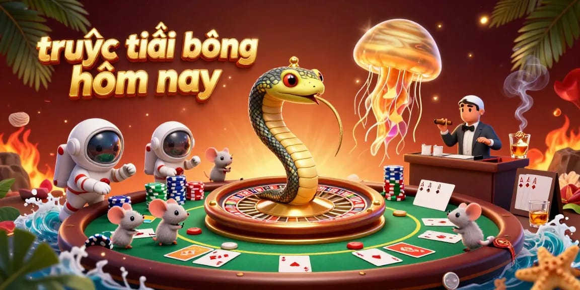 Engaging scene showcasing trực tiếp bóng đá hôm nay with excited astronauts betting on a roulette wheel in a vibrant casino.