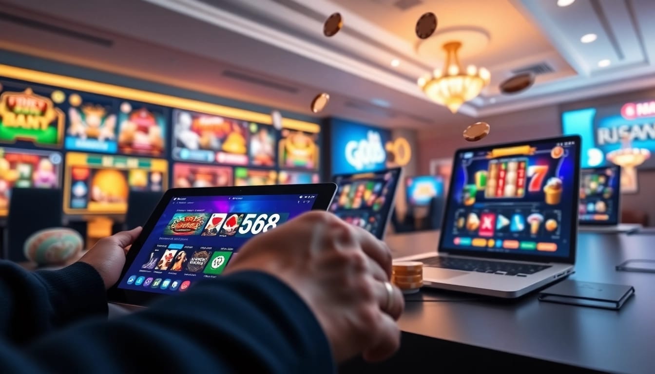 Engaging gaming experience on Good88 platform showcasing various online casino games at good88.hu.net.