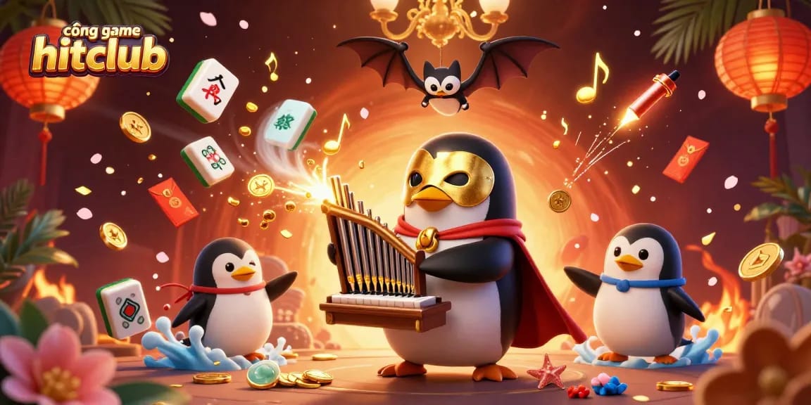 Experience the excitement of cổng game hitclub with vibrant gaming elements and captivating characters.