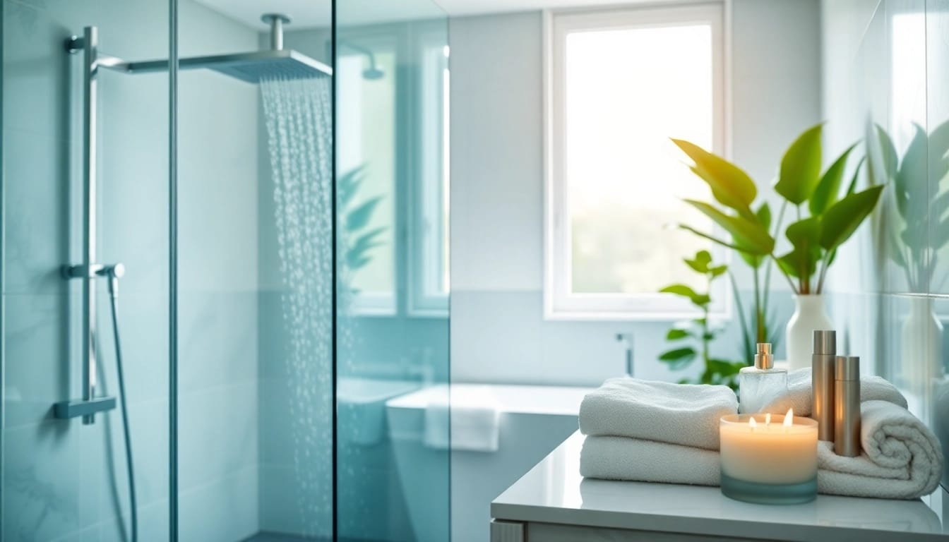 Experience elegance with showers showcasing modern design and serene atmosphere.