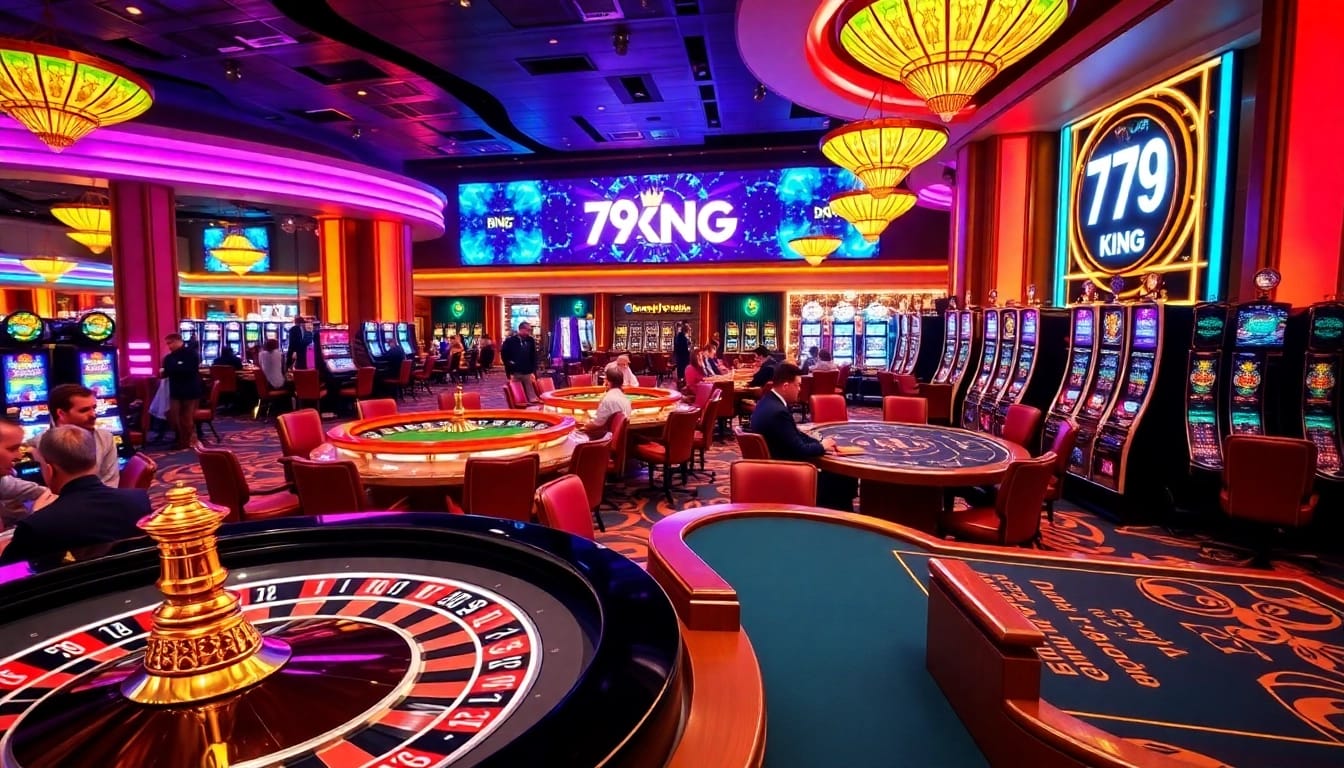 Experience high-stakes gaming at 79KING with thrilling roulette and poker action.