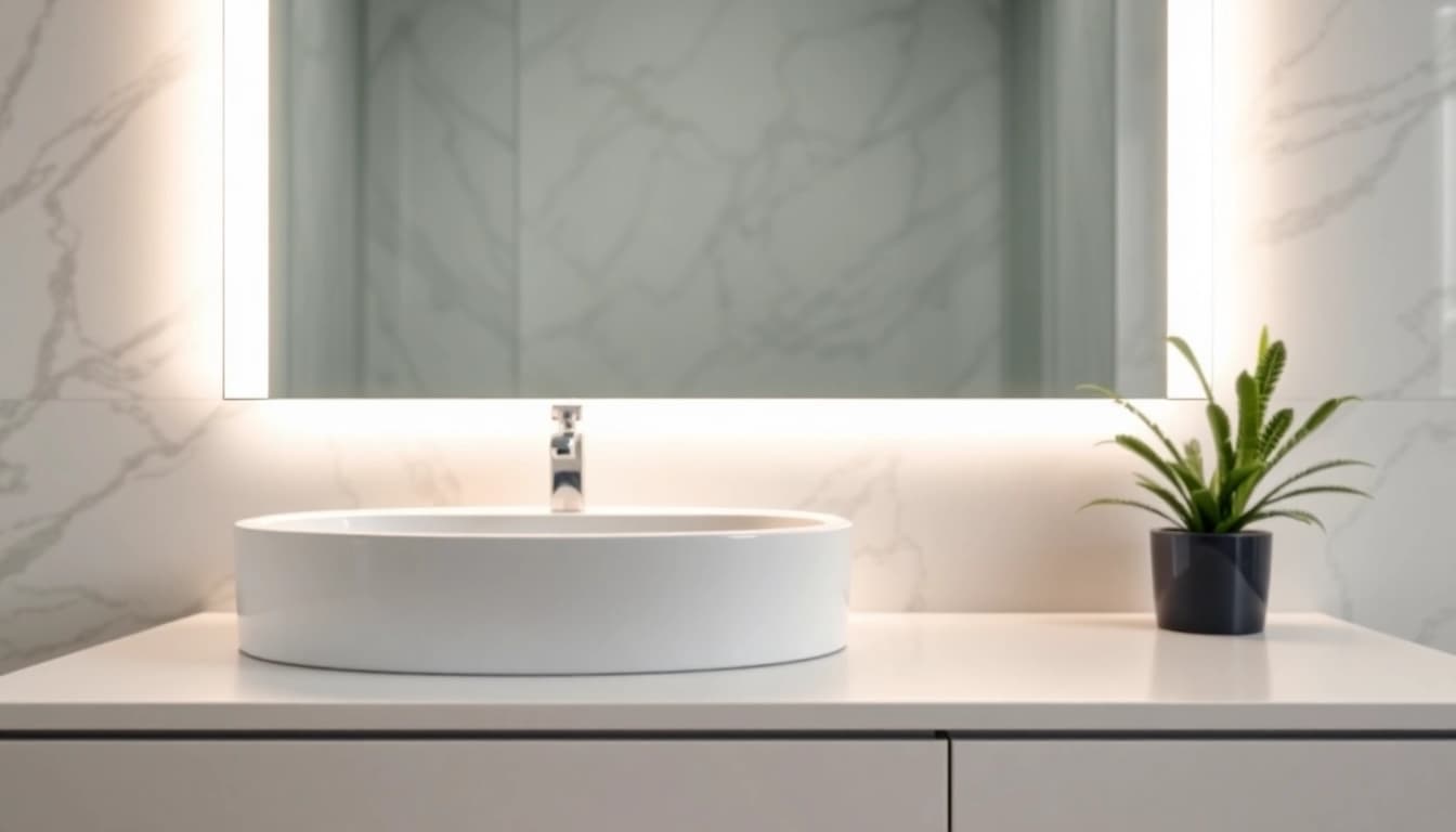 Enhance your style with a stunning led mirror bathroom reflecting modern elegance.