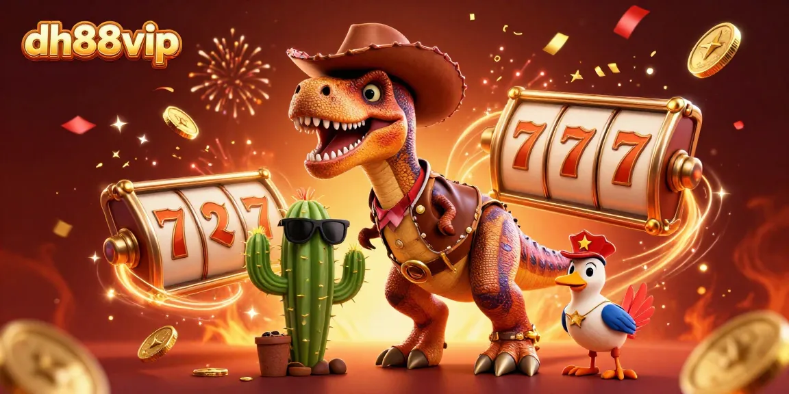 Spin the slots with dh88vip in a vibrant 3D casino world featuring dynamic characters and elements.