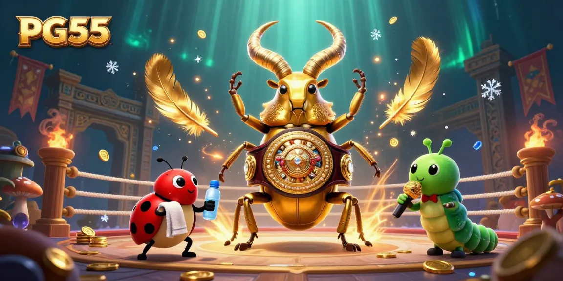 Experience the excitement of PG55 gaming with vibrant characters and dynamic casino elements.