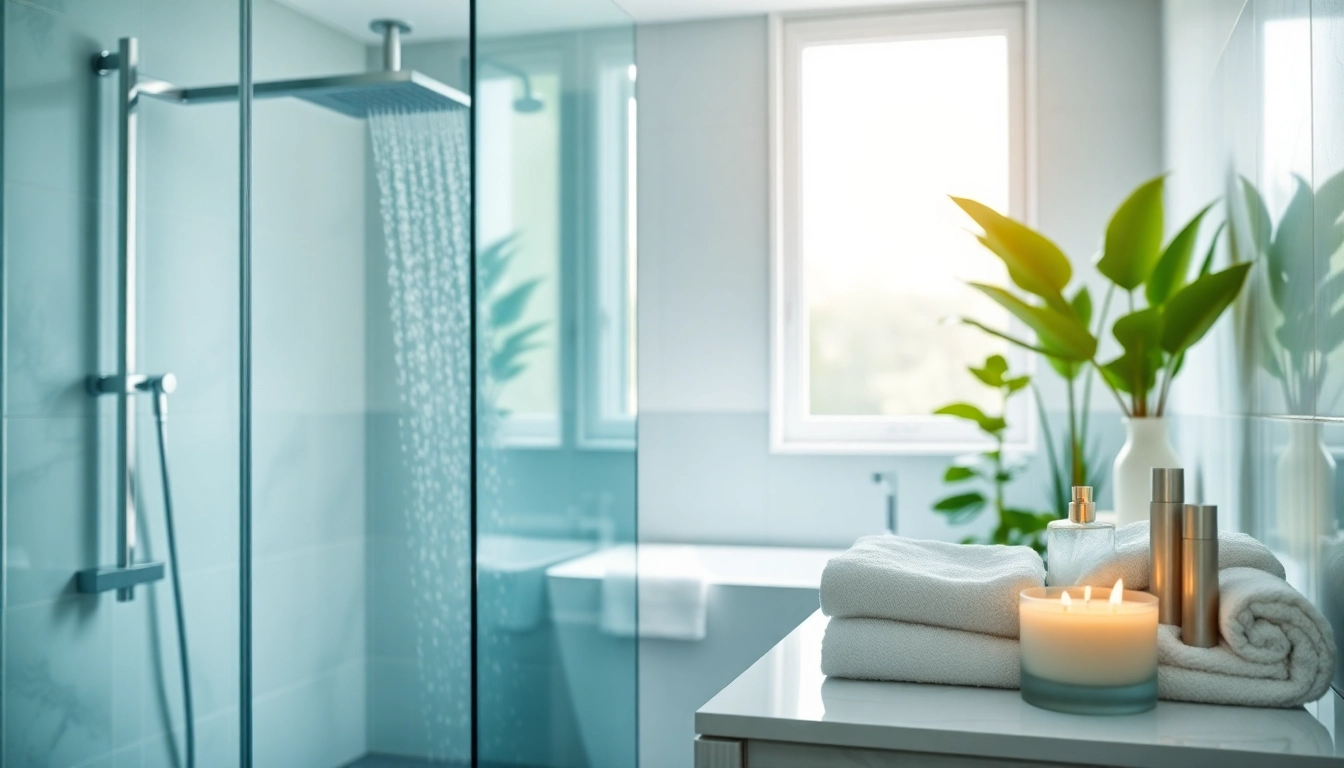 Experience elegance with showers showcasing modern design and serene atmosphere.