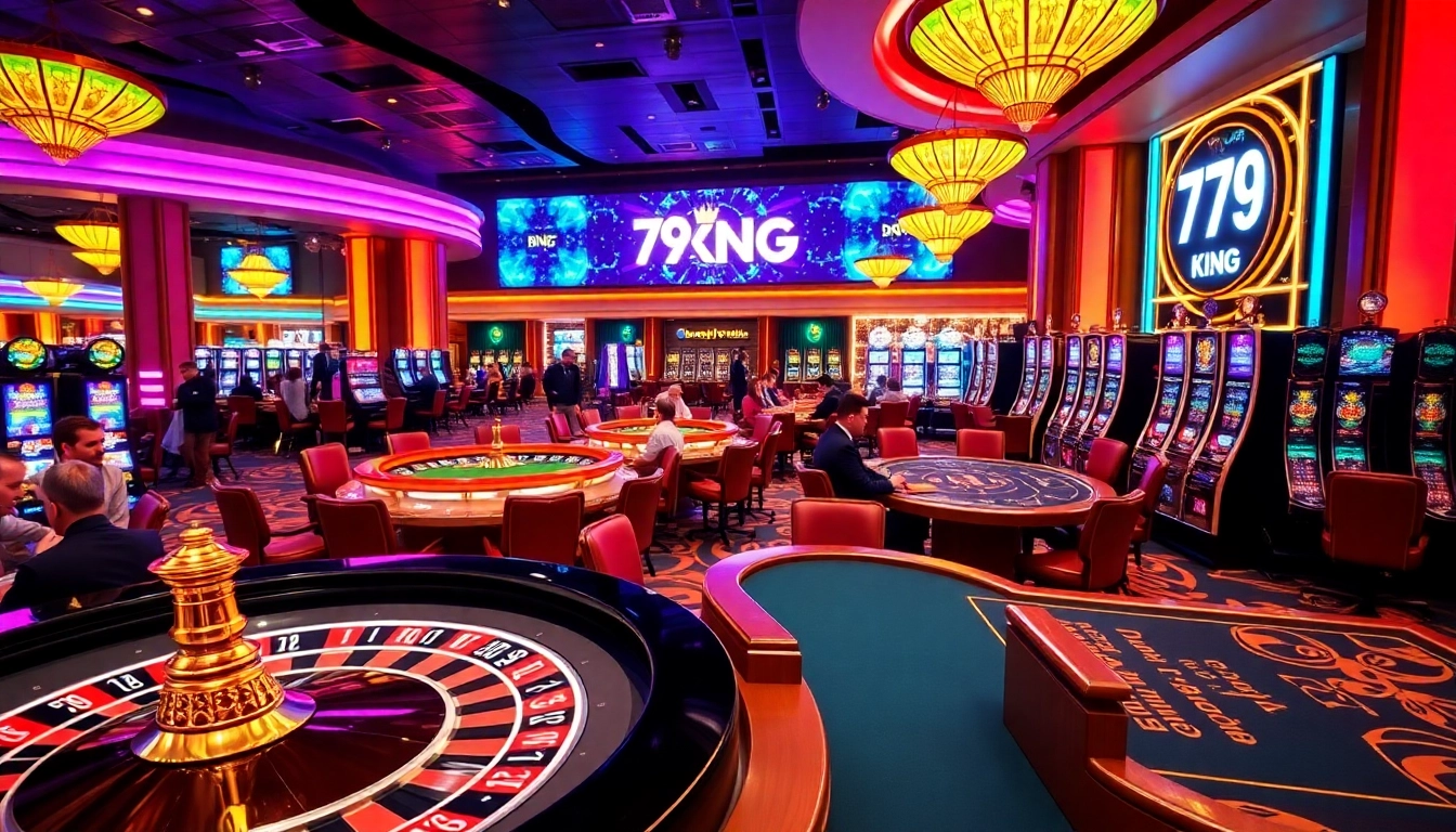 Experience high-stakes gaming at 79KING with thrilling roulette and poker action.