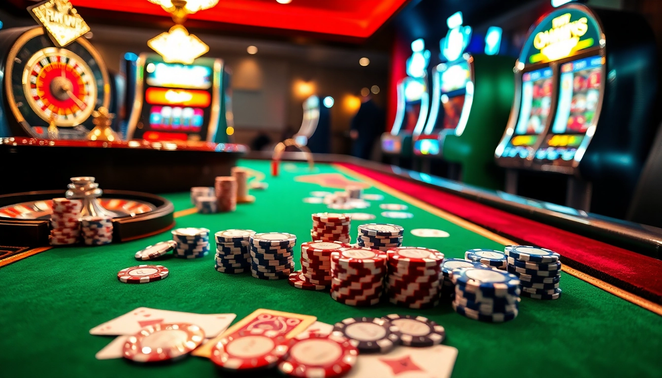 Players enjoy a thrilling gaming experience at 8day.cn.com with vibrant casino tables and rich poker chips.