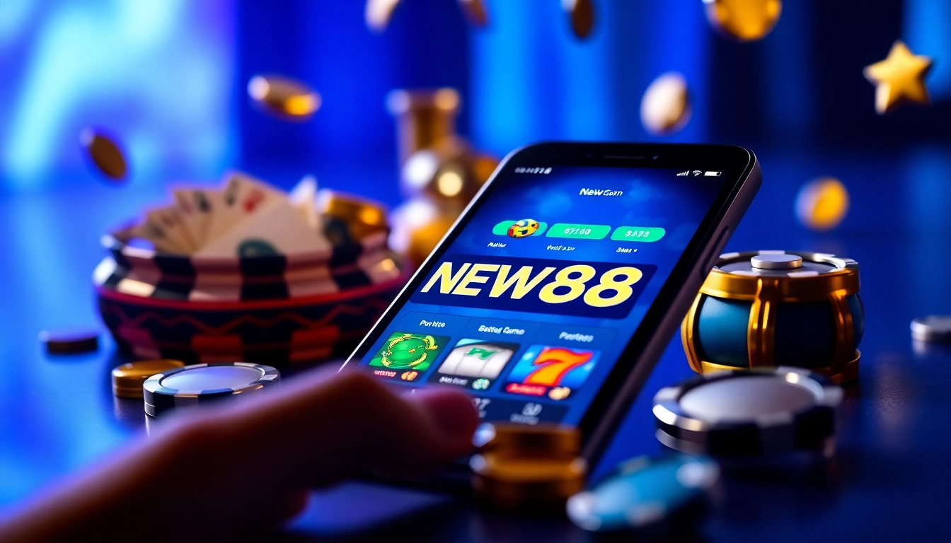 Exciting betting interface on new88go.com featuring sports and games.