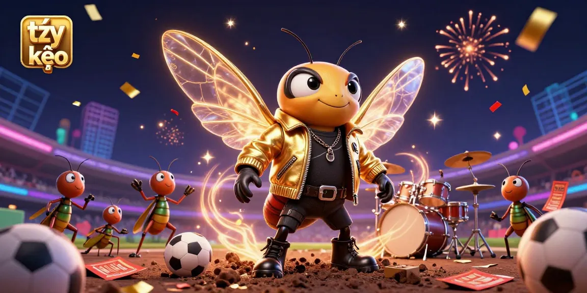 Engaging scene showcasing tỷ lệ kèo with lively characters in a sports betting environment.
