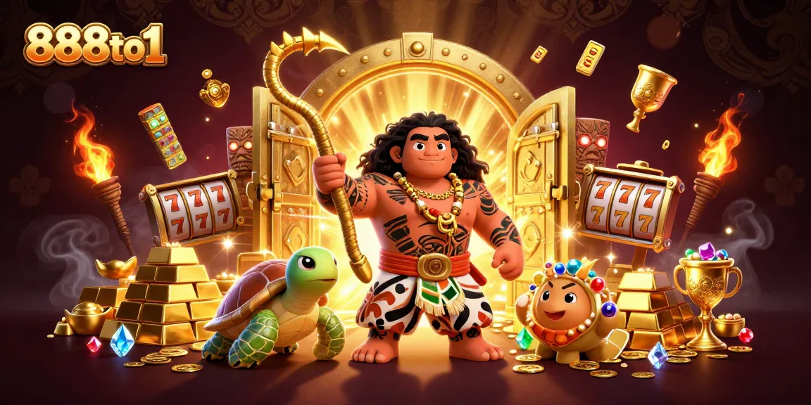 Experience exciting wins at 888to1 with thrilling jackpot slots and vibrant treasures displayed.