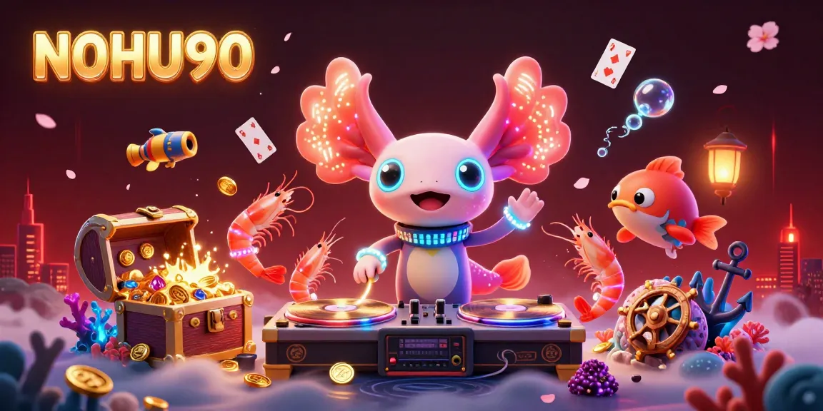 Engage in thrilling jackpots with NOHU90's underwater adventure, featuring vibrant characters and dazzling game elements.
